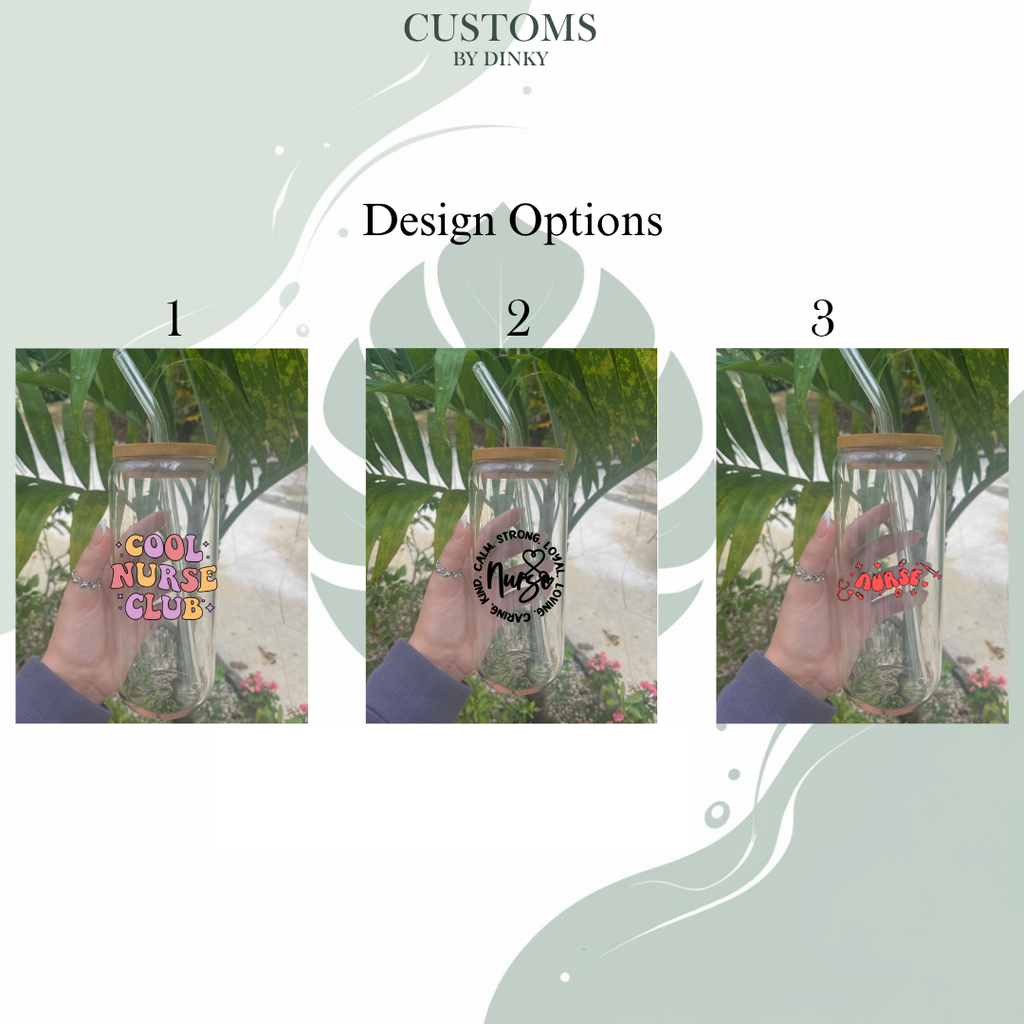 Nurse Glass Tumbler