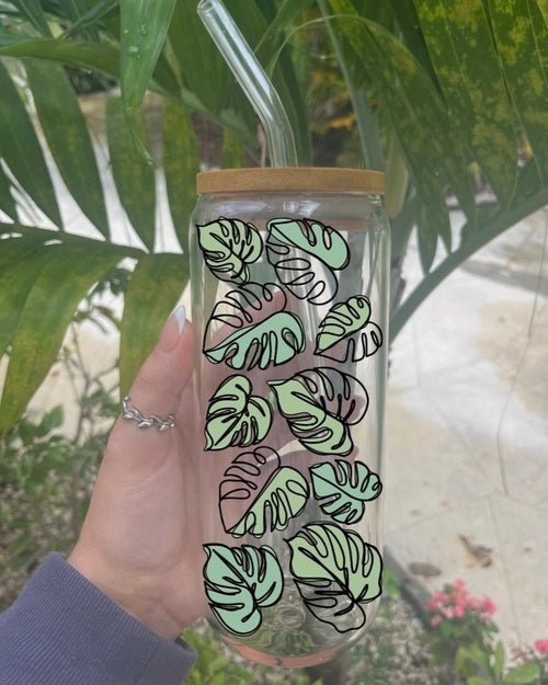 Plant Mom Glass Tumbler
